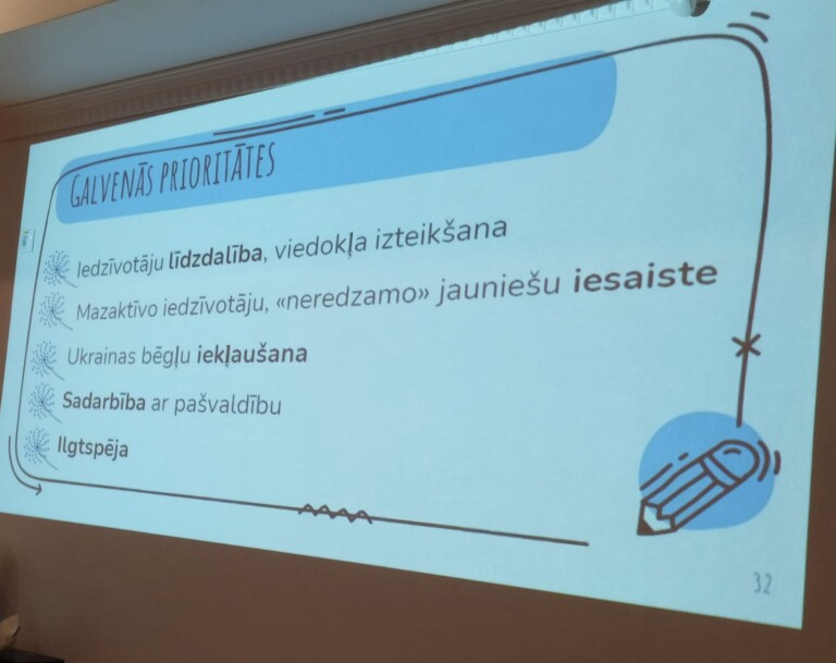 Projekta “Darbīgās kopienas” ziņas