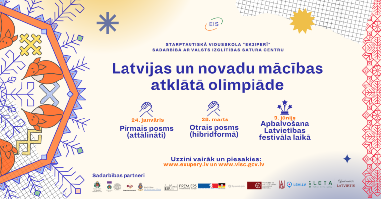 Informācija par Atklāto Latvijas un novadu mācības olimpiādi