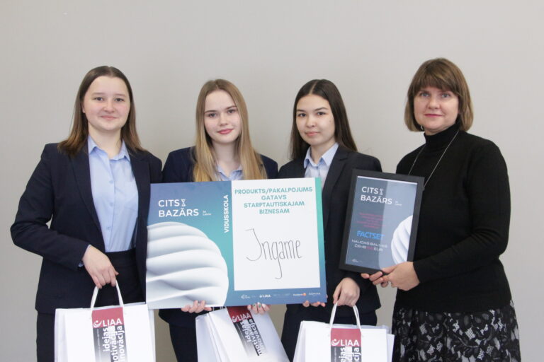 Daugavpils skolēni plūc laurus pasākumā “Cits bazārs” Rīgā