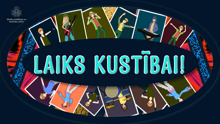 Video sērija “Laiks kustībai” 5.-7. klašu skolēniem