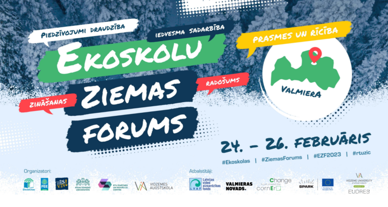 Ekoskolu Ziemas forums atgriežas Valmierā