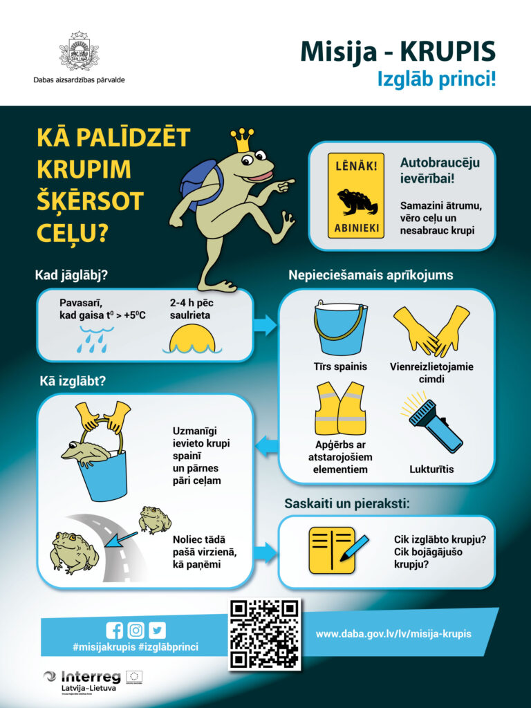 Iesaisties misijā un izglāb krupju prinčus!
