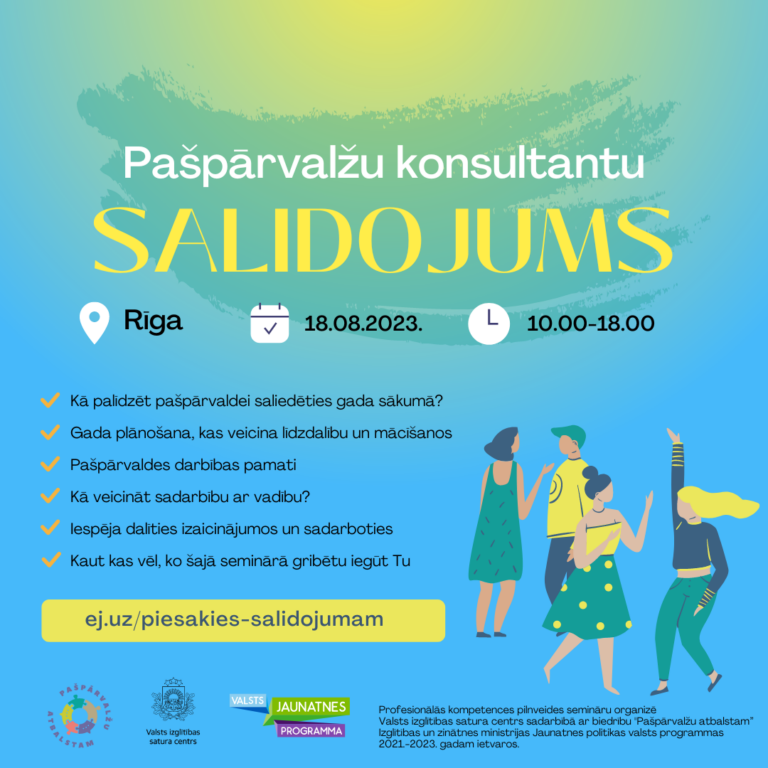 Aicinām pieteikties pašpārvalžu konsultantu salidojumam