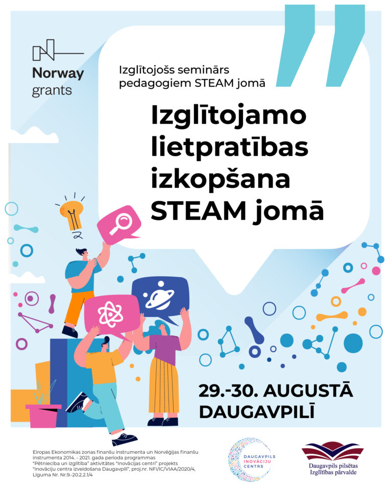 Pedagogi tiek aicināti uz konferenci un izglītojošu semināru