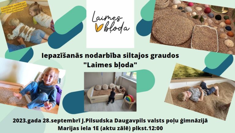 Iepazīšanās nodarbība siltajos graudos “Laimes bļoda”
