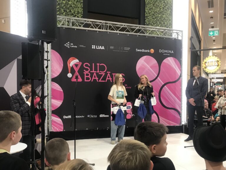 Daugavpils Valstspilsētas skolēnu mācību uzņēmums gūst panākumus pasākumā “Cits bazārs”