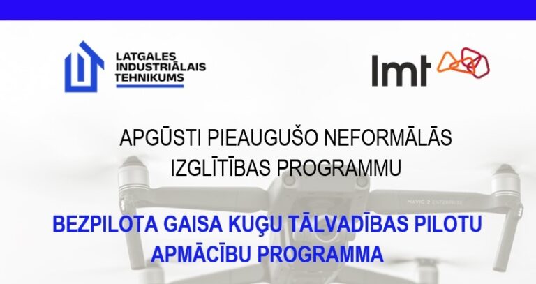 Bezpilota gaisa kuģu vadības apmācības pieaugušajiem