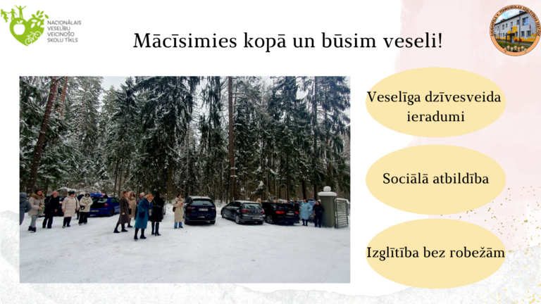 Daugavpils pilsētas 4. pirmsskolas izglītības iestādes dalība ikgadējā Nacionālā Veselību veicinošo skolu tīkla koordinatoru seminārā