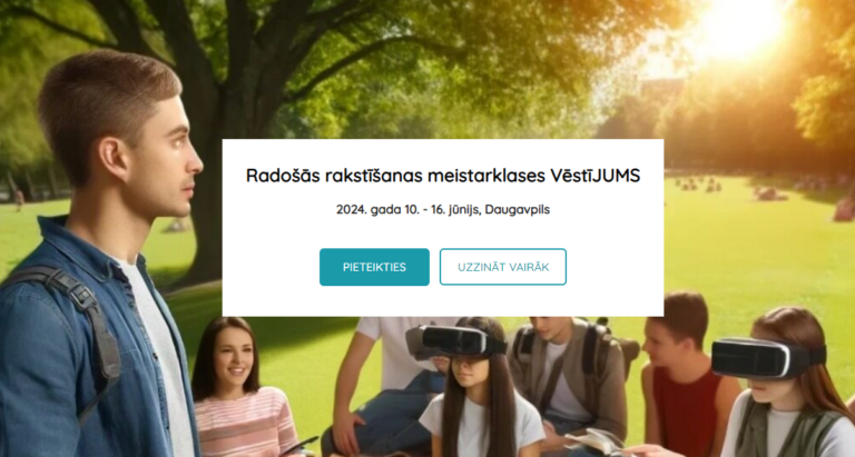 Vasaras nometne skolēniem “VēstīJUMS” Daugavpilī