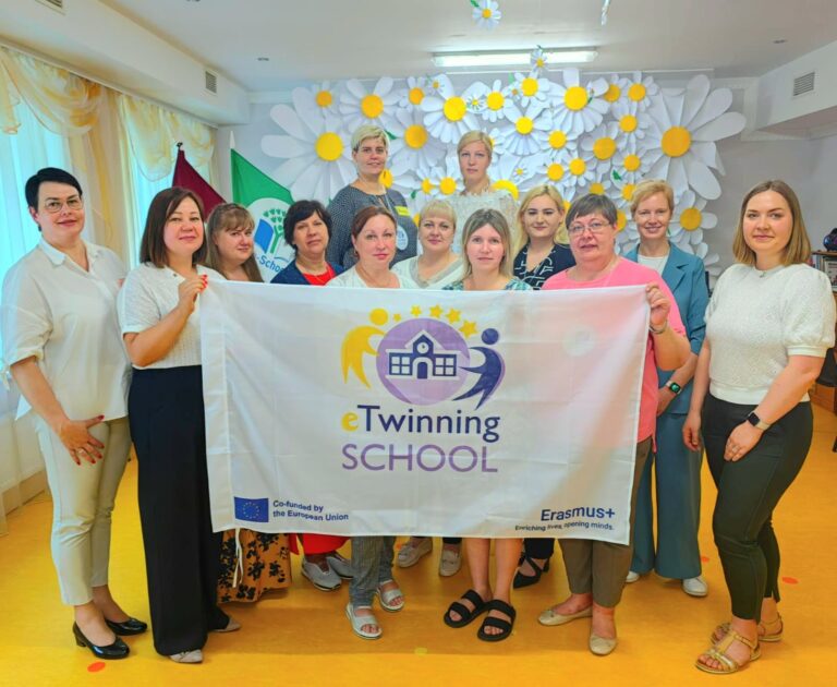 Daugavpils Ķīmijas apkaimes PII ieguvusi eTwinning Skolas statusu