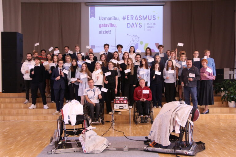 Erasmus dienas “Erasmus+ spēks kustībā” Daugavpils Tehnoloģiju vidusskolā-licejā