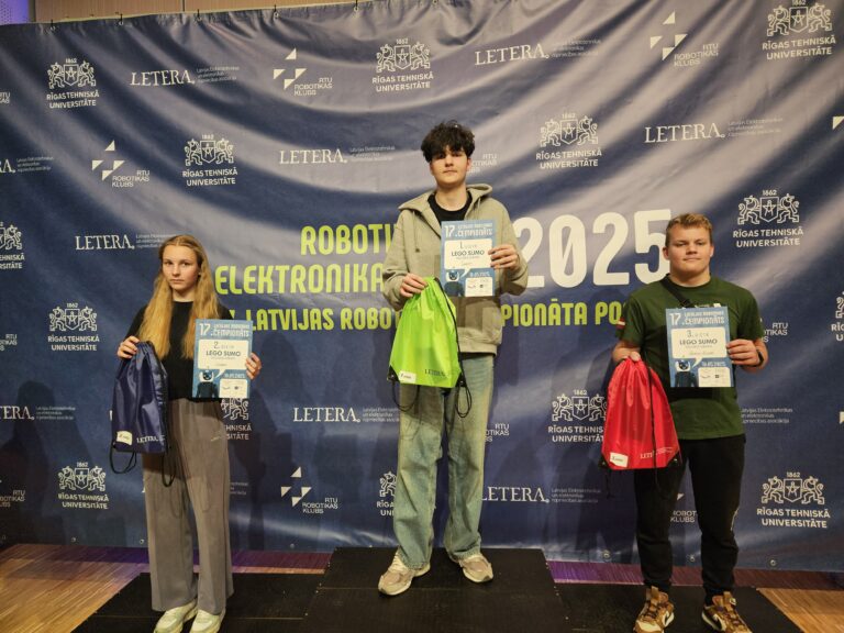 Latvijas čempioni robotikā – Daugavpils Tehnoloģiju vidusskolas-liceja skolēni