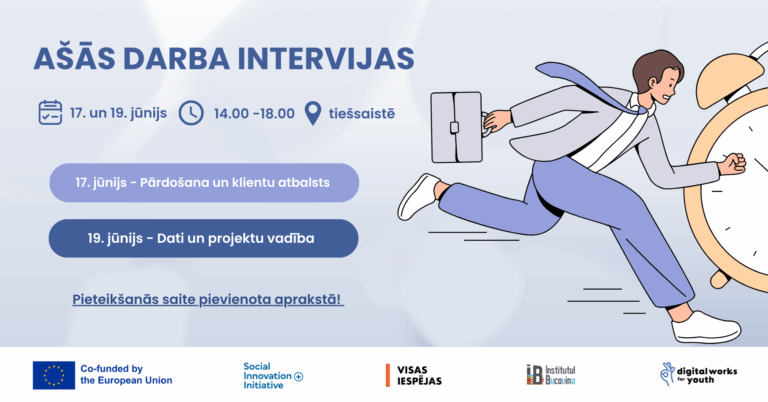 “Ašās darba intervijas” – iespēja jauniešiem uzsākt savu karjeru