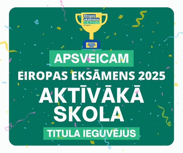 Eiropas Eksāmens 2025 Daugavpilī