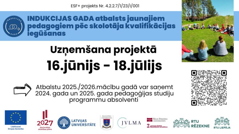 Uzņemšanas sākums Indukcijas gada projektā