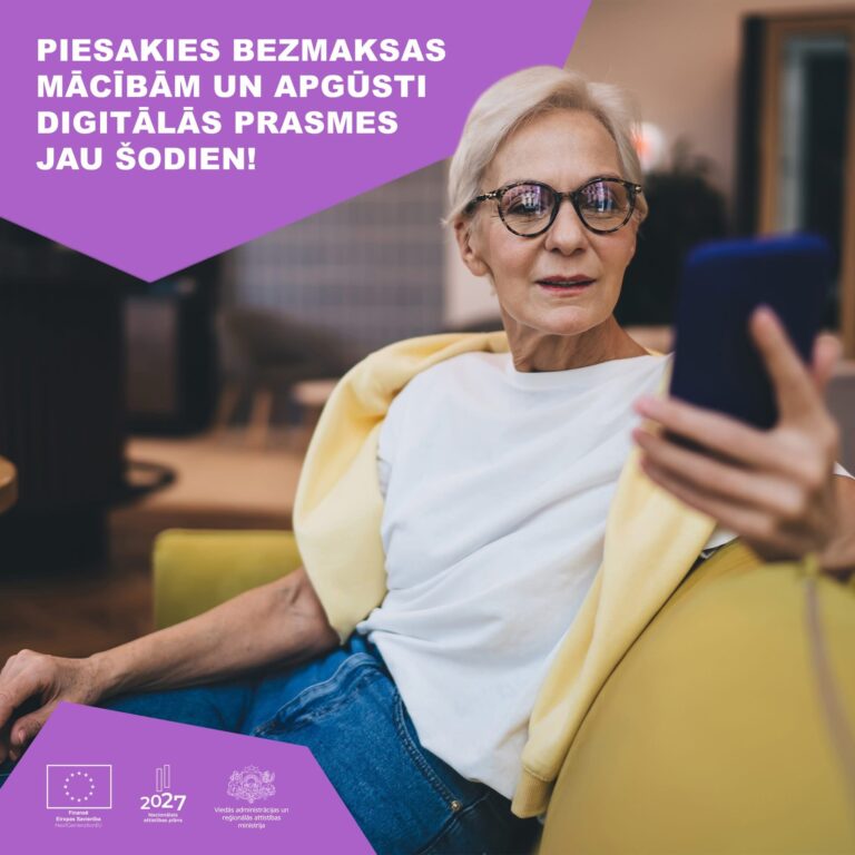 Augustā Daugavpilī ikviens iedzīvotājs tiek aicināts pilnveidot un attīstīt savas digitālās prasmes