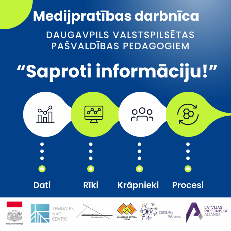 Daugavpils pedagogi aicināti apgūt medijpratību praktiskā seminārā