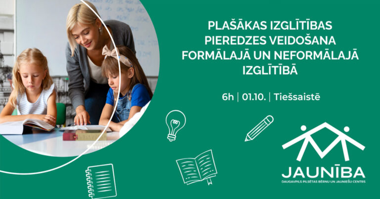 Notiks pedagogu profesionālās pilnveides programma interešu izglītības pedagogiem