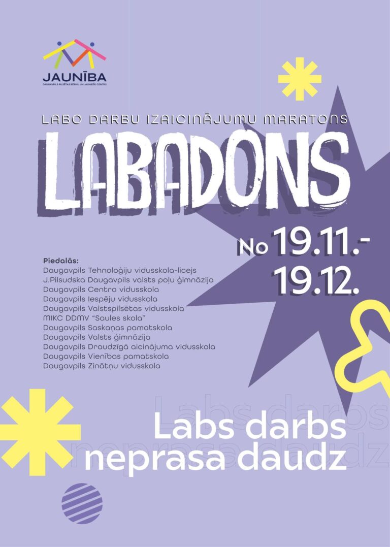 Labs darbs neprasa daudz