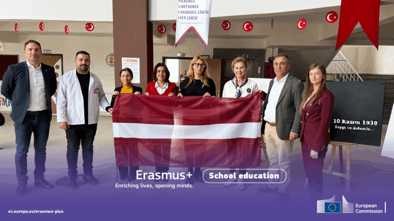 Erasmus+ darba ēnošana Turcijā stiprina starptautisko sadarbību un pedagoģisko pieredzi