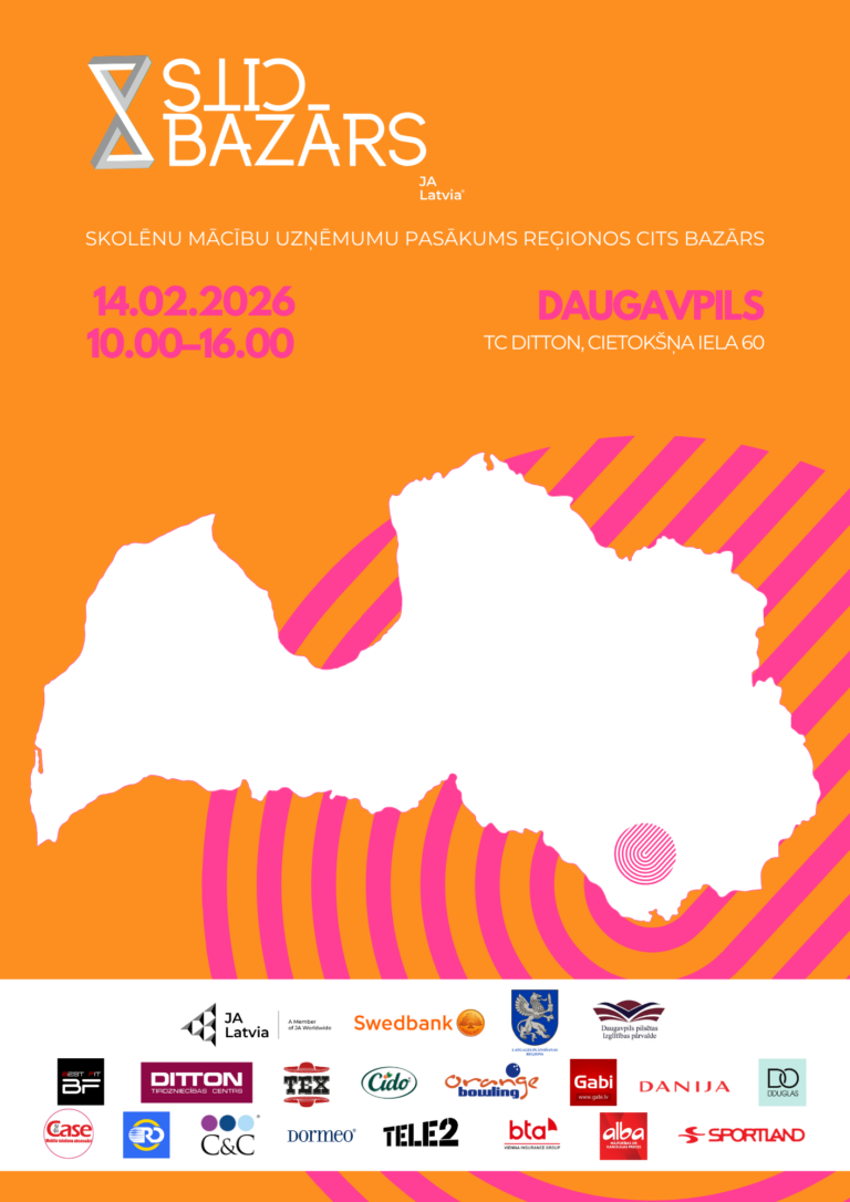14. februārī notiks skolēnu mācību uzņēmumu reģiona mēroga pasākums CITS BAZĀRS Daugavpilī