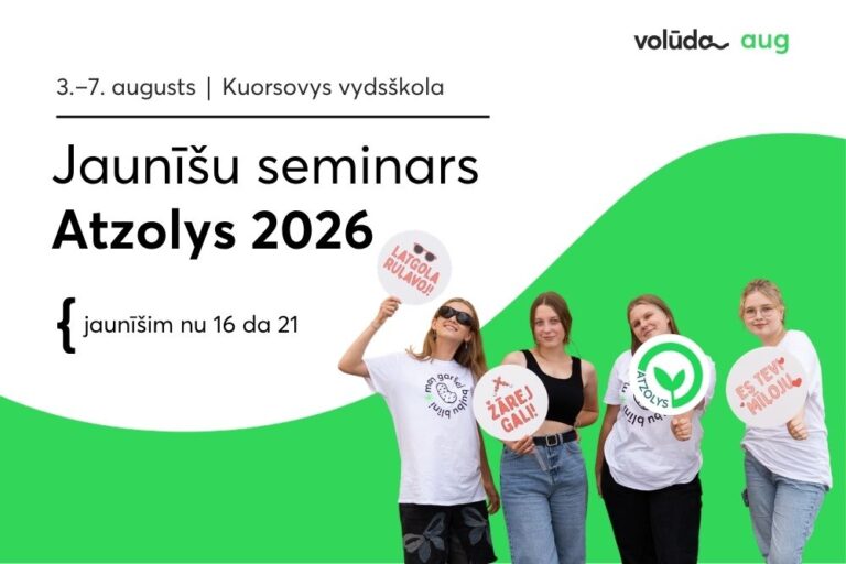 Seminārs jauniešiem “Atzolys 2026” Kārsavā aicinās veidot jaunas latgaliskas spēles