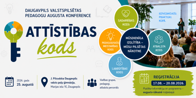 “Attīstības kods” – profesionālās iedvesmas un sadarbības diena izglītībā