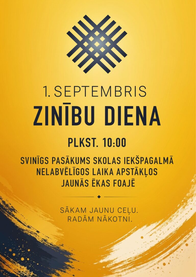Zinību diena “Saules skolā” – jauns mācību gads sākas ar radošumu un iedvesmu